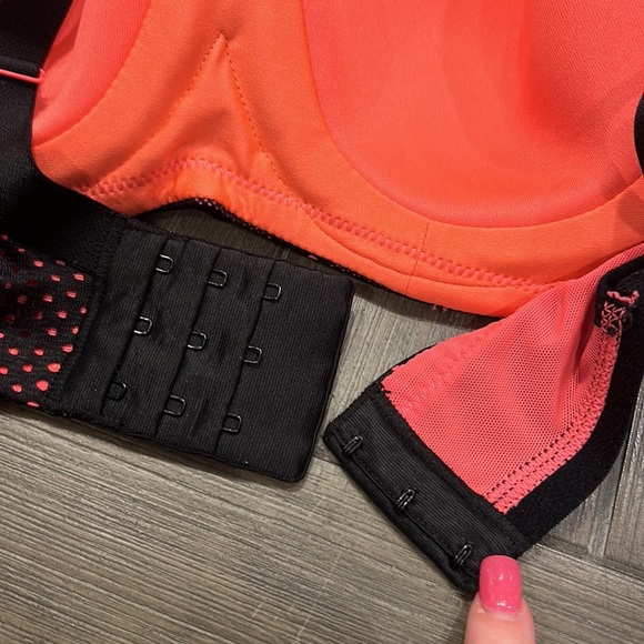 Panache Black & Coral Sport Bra - Picture 8 of 10